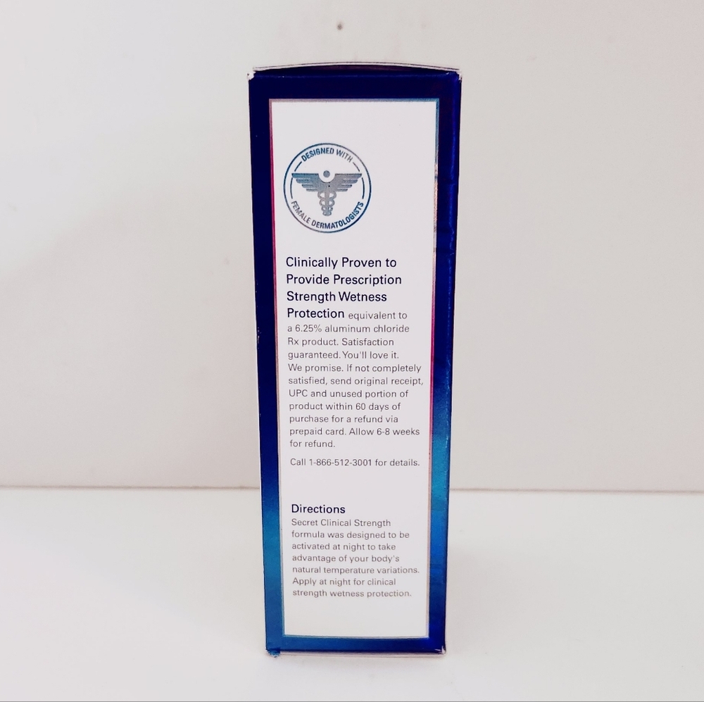 🐢2/$15 Secret Clinical Strength Clear Gel Deodorant Stick Completely Clean - Picture 4 of 16